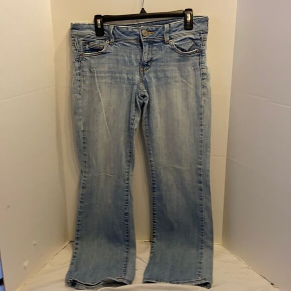 American Eagle stretch slim boot size 10 faded - Picture 1 of 5